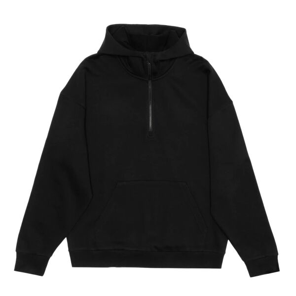 HERO-4220 Unisex Drop Shoulder 1/2 Zip Hoodie Thumbnail