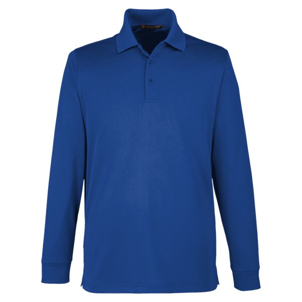 Harriton Men's Tall Advantage Long Sleeve Snag Protection Plus IL Polo Thumbnail