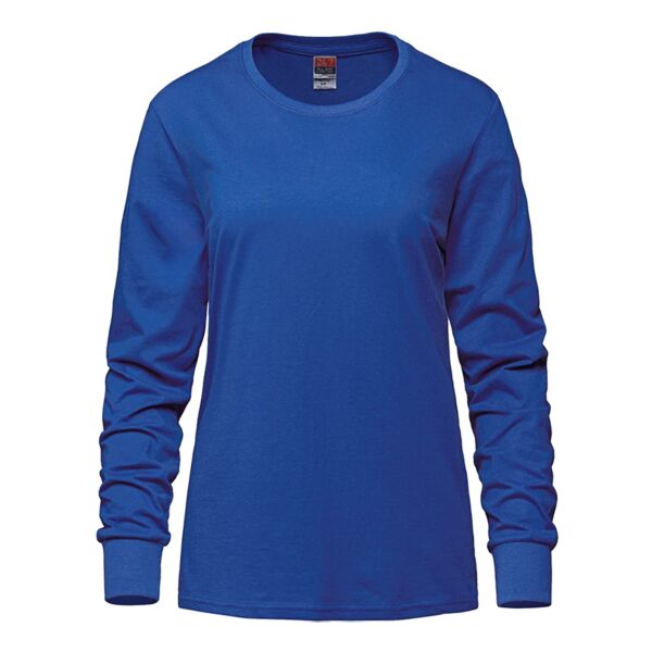 Breeze - Ladies RING SPUN Combed Cotton Long Sleeve Crewneck T-Shirt Thumbnail